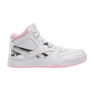 Reebok BB4500 Court Little Kid 'White Pink Glow Chrome' Sneakers White/Pink Glow/White 100033482