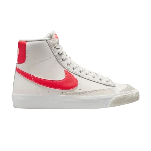 Nike Blazer Mid '77 GS 'Phantom Bright Crimson' Ghost/Summit White/Bright Crimson DA4086 011