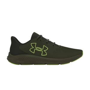 Under Armor Charged Pursuit 3 'Big Logo – Morph Green 'Sneakers Marine Green/Baroque Green/Morph Green 3026518 301