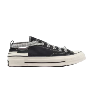 Converse Chuck 70 Hacked Heel Low 'Black Reflective' Sneakers Black/Dark Moth/Egret A07984C