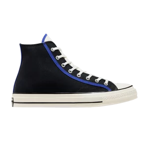 Converse Chuck 70 High 'Black Blue Flame' Sneakers Black/Egret/Blue Flame A05625C