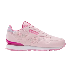 Reebok Classic Leather Step 'n' Flash Little Kid 'Pink Glow Lucid Lilac' Sneakers Pink Glow/Lilac/White 100033592