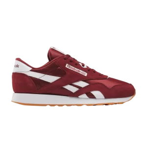 Reebok Classic Nylon 'Rich Maroon' Sneakers White 100205110