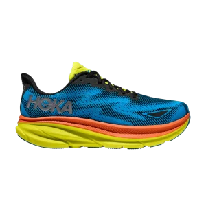 HOKA Clifton 9 GORE-TEX 'Black Diva Blue' Sneakers Black/Diva Blue 1150810 BDVB