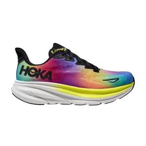 HOKA Clifton 9 'Rainbow' Sneakers Black/Multicolor 1127895 BKML