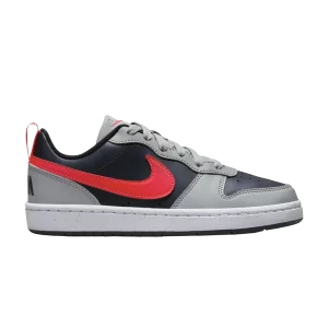 Nike Court Borough Low Recraft GS 'Light Smoke Bright Crimson' Light Smoke Grey/Dark Obsidian/White/Bright Crimson DV5456 003