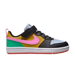 Nike Court Borough Low Recraft PS 'Multi-Color' Black/Bronzin/Light blue/Playful pink DV5457 004