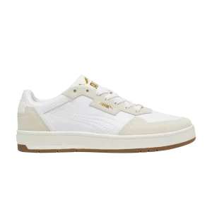 Sneakers Puma Court Classic Lux SD 'White Alpine Snow' White/Mountain Snow/Gold 395087 01