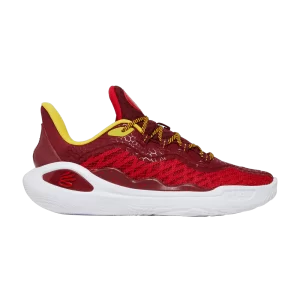 Curry Brand Bruce Lee x Curry Flow 11 'Fire' Sneakers Red/Cardinal/Red 3026618 600