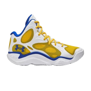 Curry Brand Curry Spawn Flotro 'Dub Nation' Sneakers White/Taxi/Versa Blue 3026640 100