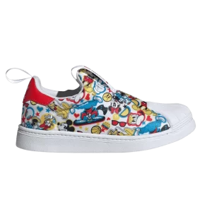 adidas Disney x Superstar 360 J 'Mickey and Friends' Sneakers Cloud White/Black/Red ID9706