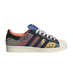 adidas Fefei Ruan x Superstar 82 'Chinese New Year Pack 'Black/Multicolor/White Core ID3651