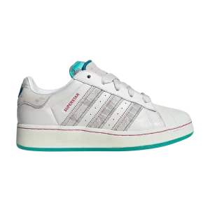 adidas Fefei Ruan x Superstar XLG 'Chinese New Year Pack 'White/Light grey/Peacock blue ID1140