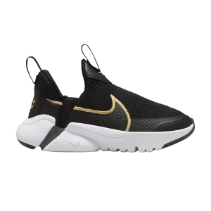 Nike Flex Plus 2 PS 'Black Metallic Gold' Black/Dark Smoke Grey/White/Metallic Gold DV9000 002