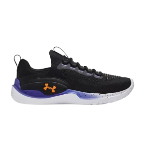 Under Armor Flow Dynamic 'Black Electric Purple' Sneakers Black/Electric Violet/Orange Formula 3026106 004