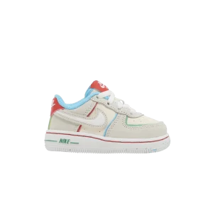 Nike Force 1 LV8 TD 'Holiday Cookies' Pale Ivory/Spicy Red/Baltic Blue/White FQ8352 110