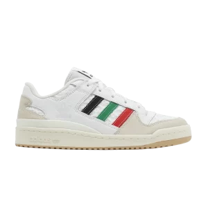 adidas Forum Low CL 'Allover Debossed Trefoils' Shoes White/Red/Green ID7963