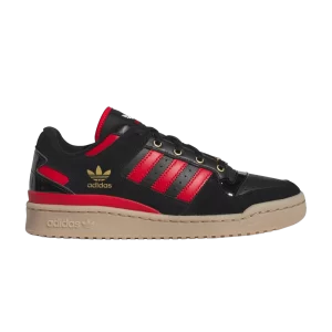 adidas Forum Low CL 'Black Scarlet Gum' Sneakers Black/Cloud White/Scarlet ID3122