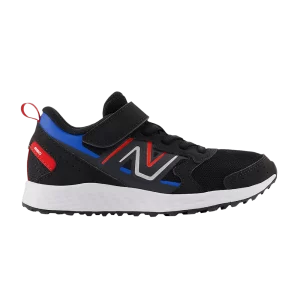 New Balance Fresh Foam 650 Bungee Lace Top Strap Big Kid Wide 'Black Team Red' Black/Team Red YU650BR1 W