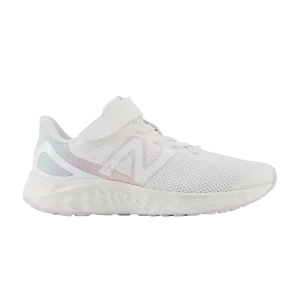 Sneakers New Balance Fresh Foam Arishi v4 Bungee Lace Top Strap Little Kid 'White Taro 'White/Tarot PAARIFG4