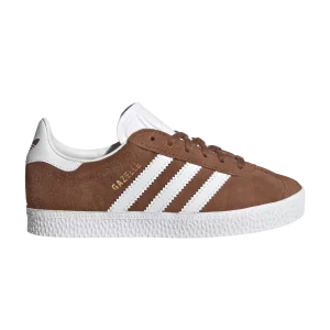 adidas Gazelle C 'Preloved Brown' Sneakers Distressed Brown/Cloud White/Metallic Gold IF9807