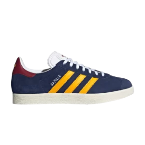 adidas Gazelle 'Dark Blue Crew Yellow' Sneakers Dark Blue/Crew Yellow/Burgundy IF0877