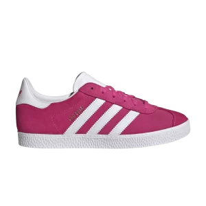 adidas Gazelle J 'Semi Lucid Fuchsia' Sneakers Translucent fuchsia/Cloud white/Metallic gold IF9801