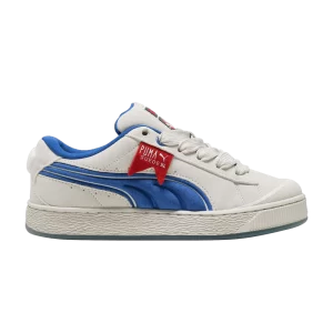 Puma Ghostbusters x Suede XL 'Stay Puft Marshmallow' Sneakers Warm White/Clyde Royal/Red 399671 01