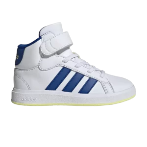 adidas Grand Court Mid K White Royal Blue White Cloud/Royal Blue/Yellow Ice IE3861