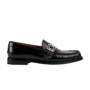 Gucci GG Buckle Loafer 'Black' Sneakers Black 723631 17X00 1000