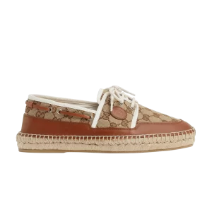 Gucci Loafer Espadrilles 'Beige Monogram' Sneakers Beige/Brown 725799 FAA5X 9780