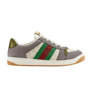 Gucci Screener 'GG Canvas – Gray Beige 'Sneakers Beige/White 703648 UULG0 9680