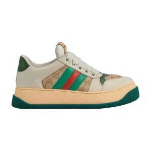 Gucci Screener 'GG Motif – Beige Green 'Sneakers Beige/Ebony/Green/Red 777106 AAC72 9554