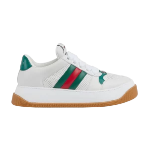 Gucci Web Screener 'White Green Red' Sneakers White/Green/Red 771457 AAC0S 9063