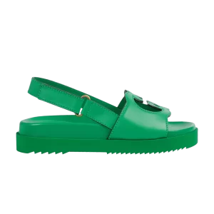 Gucci Wmns Sandal 'Interlocking G – Green 'Sneakers Green 738687 US000 3727