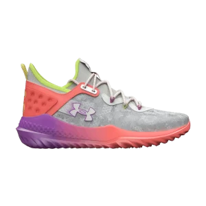 Sneakers Under Armor Harper 8 TF PE 'White Clay Mega Magenta 'White Clay/Electric Mandarin/Mega Magenta 3026594 300