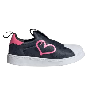 adidas Hello Kitty x Superstar 360 J 'Hello Kitty and Friends' Sneakers Carbon/Black/Fusion Pink IF3554