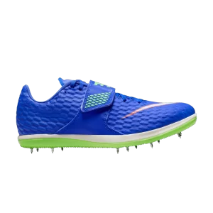 Nike High Jump Elite 'Racer Blue Lime Blast' Blue/Lime Burst/Safety Orange/White 806561 400