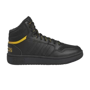 adidas Hoops 3.0 Mid J 'Black Preloved Yellow' Black color/Black color/Yellow color IF7736