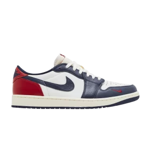 Air Jordan 1 Retro Low OG 'Howard University' White/Red/Midnight Navy/Neutral Grey/Sail/Muslin HQ2993 100