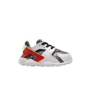 Nike Huarache Run SE TD 'Doodle' Summit White/Spicy Red/Black/Slight Lemon Twist DV2244 100