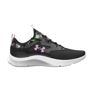 Under Armor Infinity 2.0 Printed GS 'Jet Gray Fresh Orchid' Sneakers Grey/Fresh Orchid 3026166 101