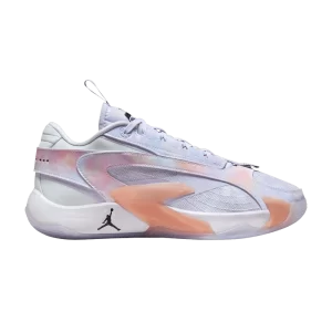 Air Jordan Luka 2 PF 'Nebula' Sneakers Football Grey/Oxygen Purple/Arctic Orange/Black DX9012 005