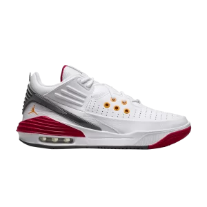 Air Jordan Max Aura 5 'White Cardinal Red' White/Cardinal Red/Light Graphite/Bright Orange DZ4353 160