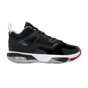 Air Jordan Stay Loyal 3 GS 'Black Cement' Black/White/Wolf Grey/Red FB9922 006