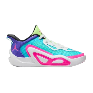 Air Jordan Tatum 1 PS 'Wave Runner' Sneakers Laguna Pulse/Pink Burst/Psychic Purple/White/Lime Glow/Black FV0173 400