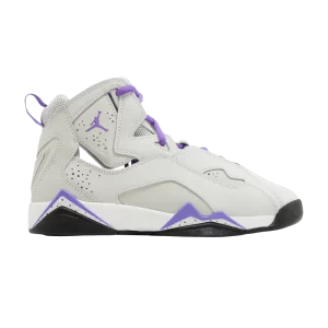 Air Jordan True Flight GS 'Base Gray Purple Venom' Light Basic Grey/White/Black/Venom Purple 343795 052