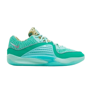 Nike KD 16 NRG 'Wanda' Sneakers Mint Foam/Metallic Silver/Emerald Sunrise/Stadium Green/Pure Platinum/Smoke Gray DV2917 301