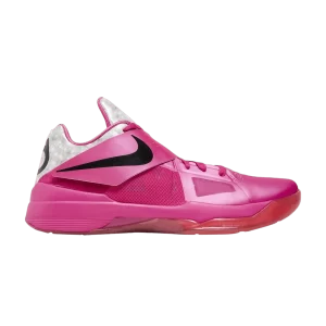 Nike Zoom KD 4 'Aunt Pearl' 2024 Pinkfire 2/Black/Metallic Silver HF9098 600