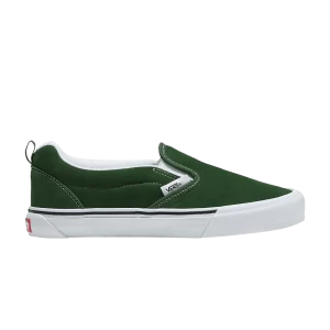 Vans Knu Slip-On 'Green True White' Sneakers Green/True White VN0009QDBGN